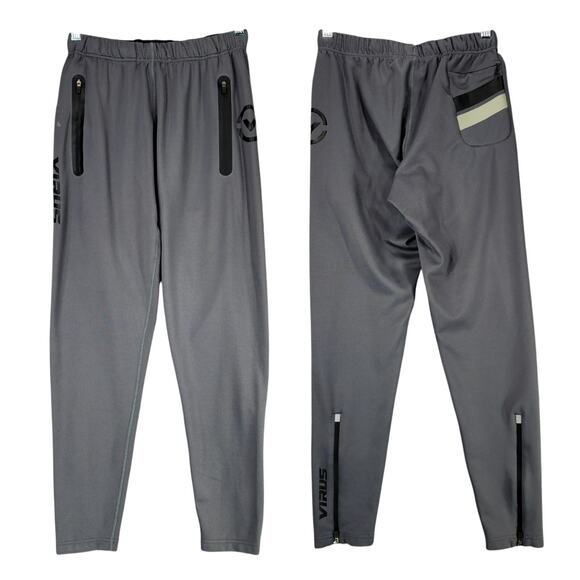 Virus Pants - Virus KL1 Active Recovery Pant Jogger XS Women Gray Black Bioceramic Performance